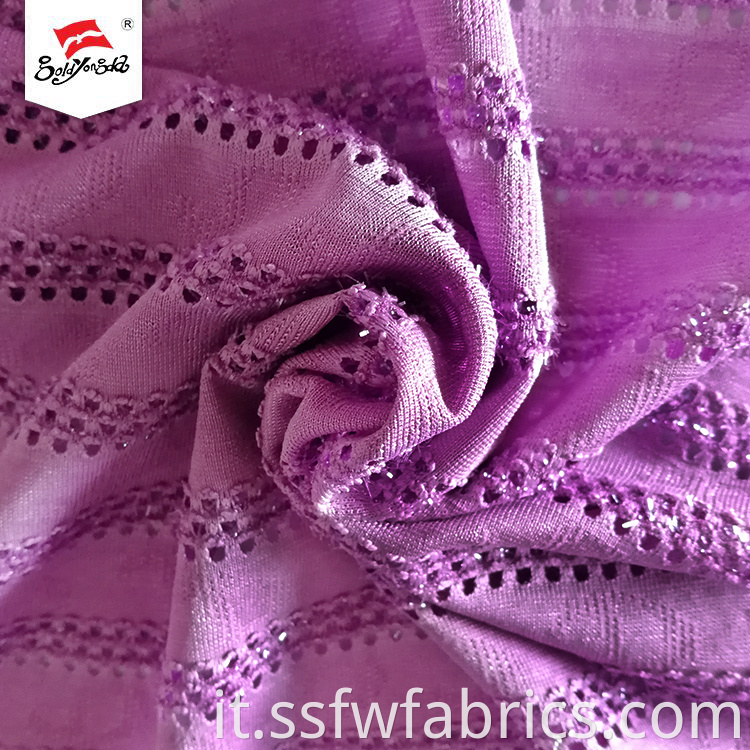 Good Wash Eyelet Jacquard Fabric